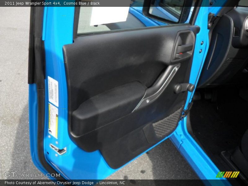 Cosmos Blue / Black 2011 Jeep Wrangler Sport 4x4
