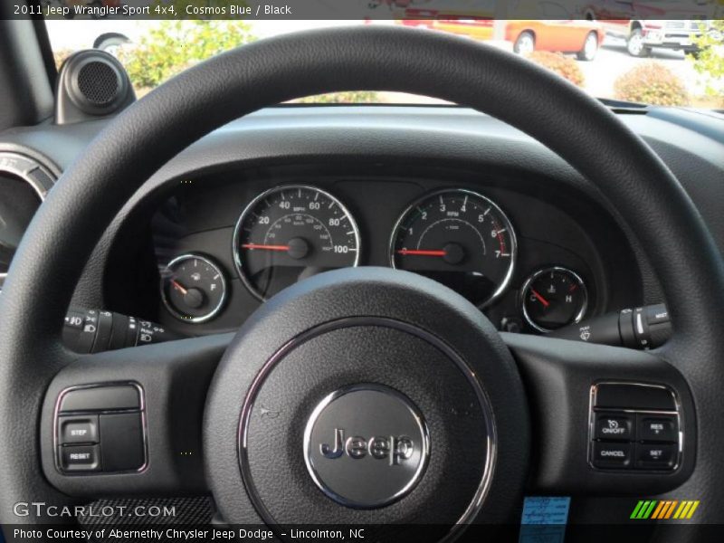 Cosmos Blue / Black 2011 Jeep Wrangler Sport 4x4