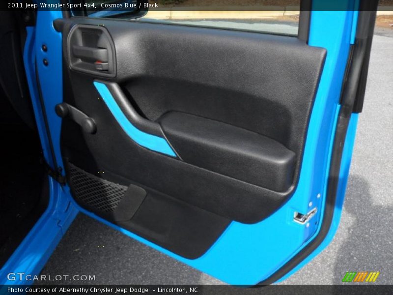 Cosmos Blue / Black 2011 Jeep Wrangler Sport 4x4