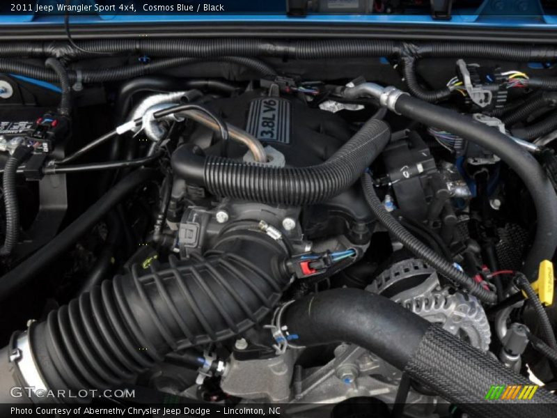 Cosmos Blue / Black 2011 Jeep Wrangler Sport 4x4