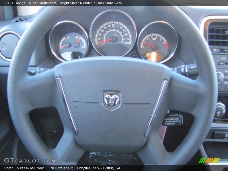 Bright Silver Metallic / Dark Slate Gray 2011 Dodge Caliber Mainstreet