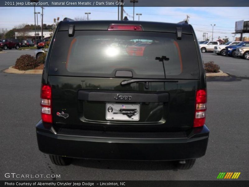Natural Green Metallic / Dark Slate Gray 2011 Jeep Liberty Sport
