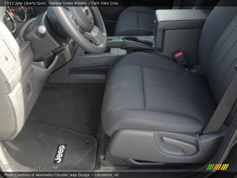 Natural Green Metallic / Dark Slate Gray 2011 Jeep Liberty Sport