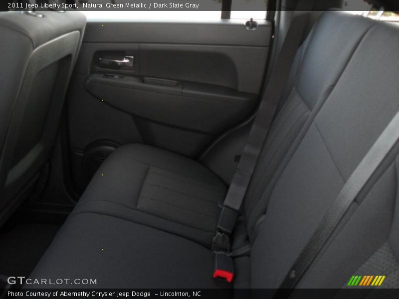 Natural Green Metallic / Dark Slate Gray 2011 Jeep Liberty Sport