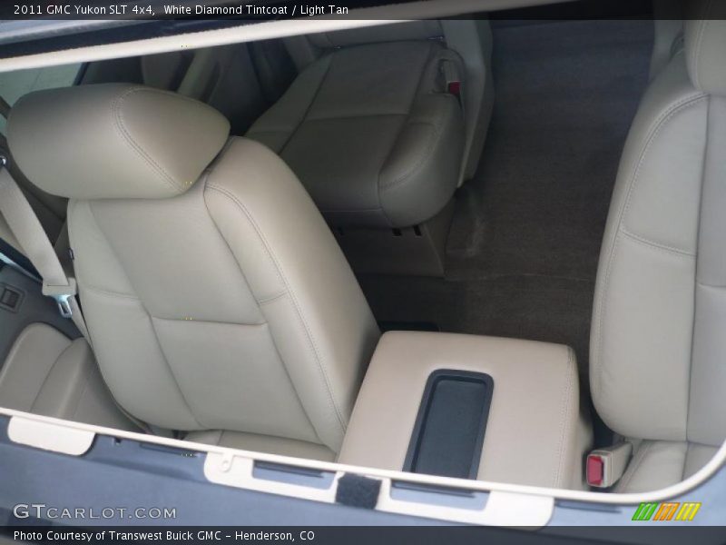 White Diamond Tintcoat / Light Tan 2011 GMC Yukon SLT 4x4