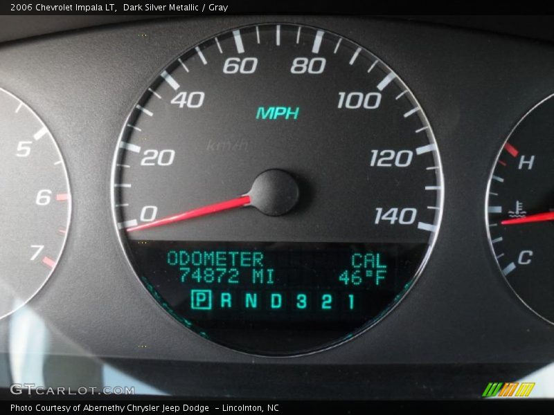 Dark Silver Metallic / Gray 2006 Chevrolet Impala LT