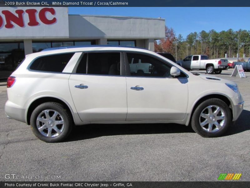 White Diamond Tricoat / Cocoa/Cashmere 2009 Buick Enclave CXL