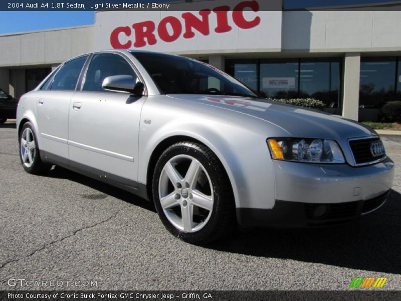 Light Silver Metallic / Ebony 2004 Audi A4 1.8T Sedan