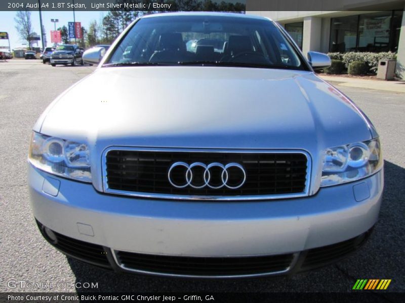 Light Silver Metallic / Ebony 2004 Audi A4 1.8T Sedan
