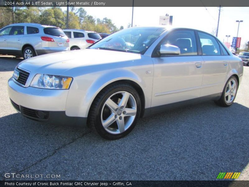 Light Silver Metallic / Ebony 2004 Audi A4 1.8T Sedan