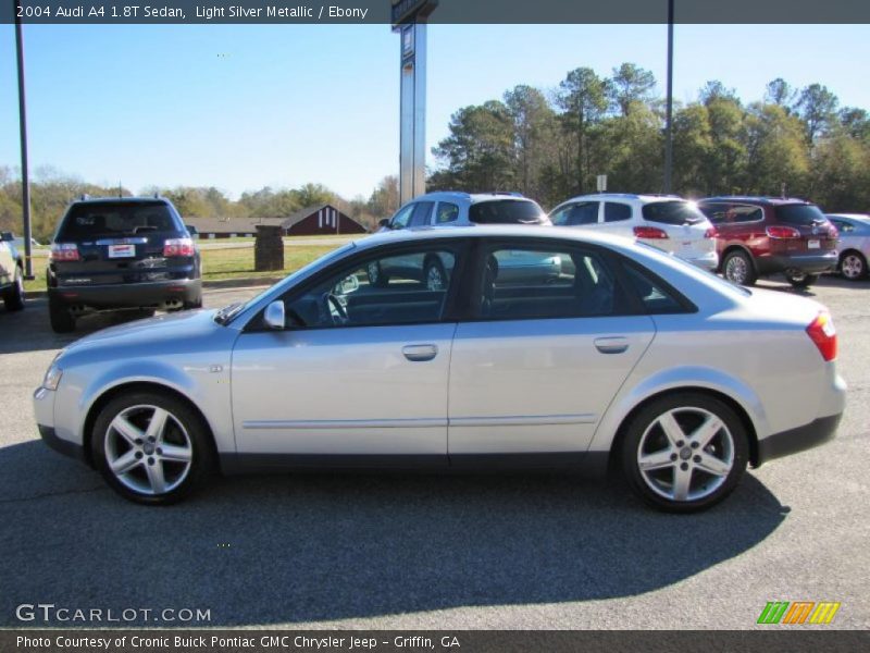 Light Silver Metallic / Ebony 2004 Audi A4 1.8T Sedan