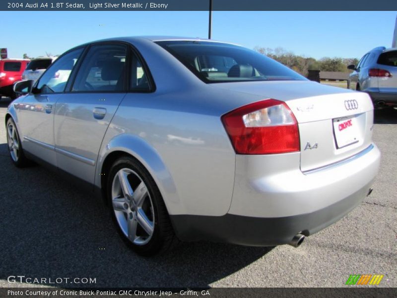 Light Silver Metallic / Ebony 2004 Audi A4 1.8T Sedan