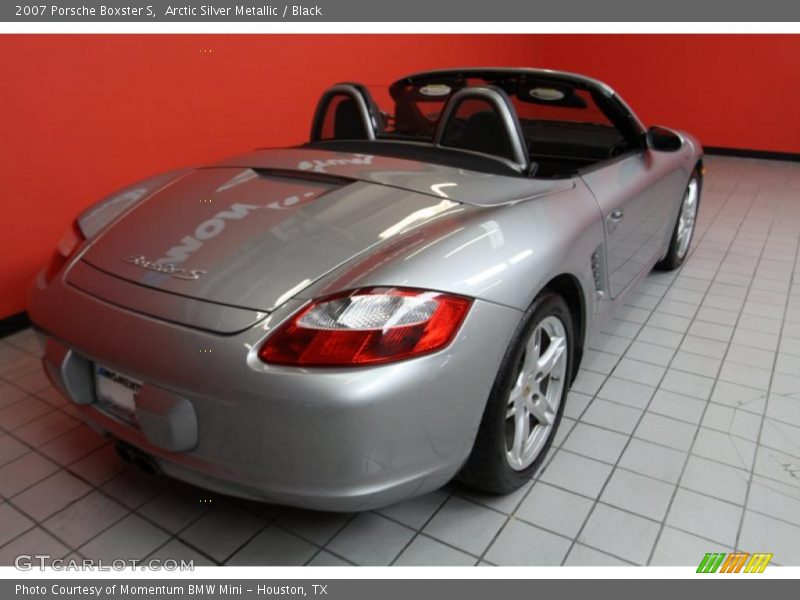 Arctic Silver Metallic / Black 2007 Porsche Boxster S