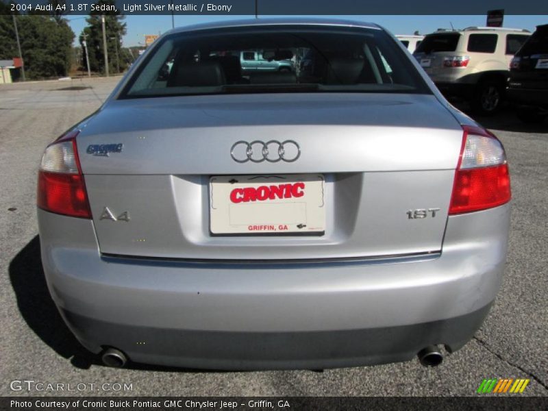 Light Silver Metallic / Ebony 2004 Audi A4 1.8T Sedan