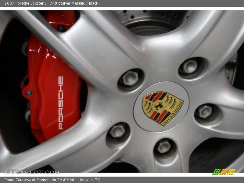 Arctic Silver Metallic / Black 2007 Porsche Boxster S