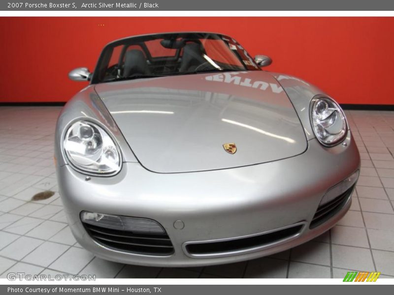 Arctic Silver Metallic / Black 2007 Porsche Boxster S
