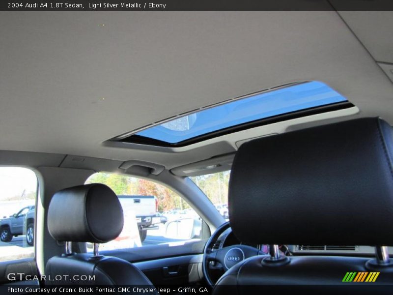 Light Silver Metallic / Ebony 2004 Audi A4 1.8T Sedan