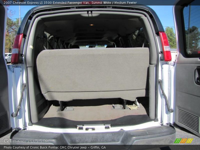 Summit White / Medium Pewter 2007 Chevrolet Express LS 3500 Extended Passenger Van