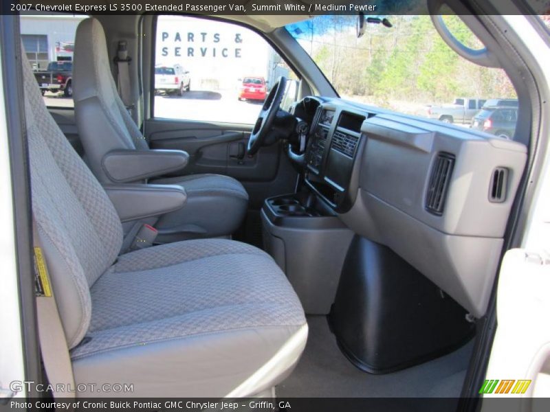 Summit White / Medium Pewter 2007 Chevrolet Express LS 3500 Extended Passenger Van