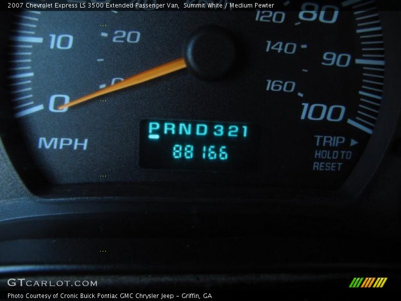 Summit White / Medium Pewter 2007 Chevrolet Express LS 3500 Extended Passenger Van
