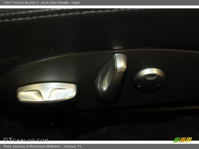 Arctic Silver Metallic / Black 2007 Porsche Boxster S