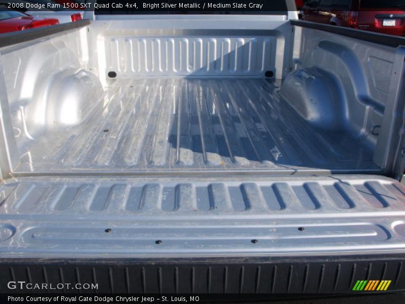 Bright Silver Metallic / Medium Slate Gray 2008 Dodge Ram 1500 SXT Quad Cab 4x4