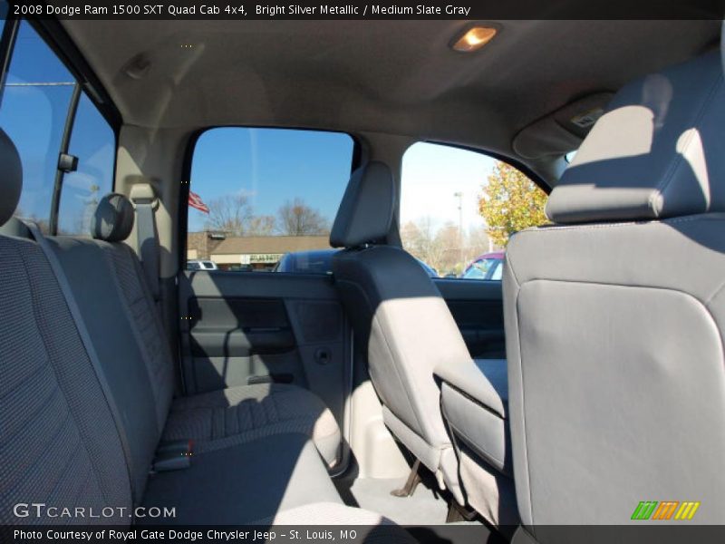Bright Silver Metallic / Medium Slate Gray 2008 Dodge Ram 1500 SXT Quad Cab 4x4