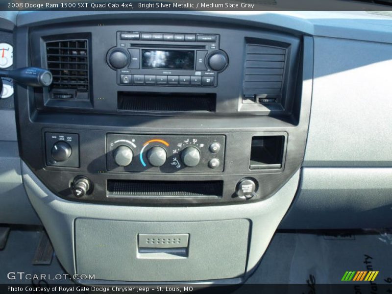 Bright Silver Metallic / Medium Slate Gray 2008 Dodge Ram 1500 SXT Quad Cab 4x4