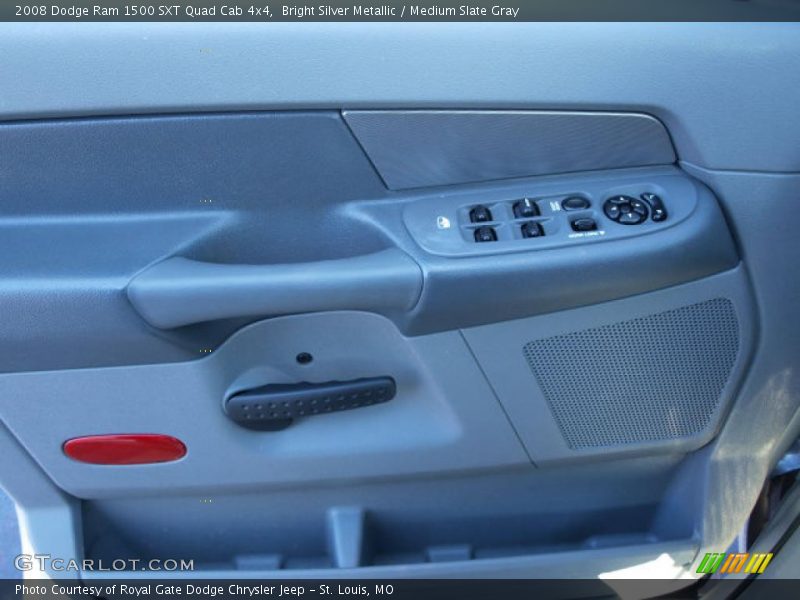 Bright Silver Metallic / Medium Slate Gray 2008 Dodge Ram 1500 SXT Quad Cab 4x4