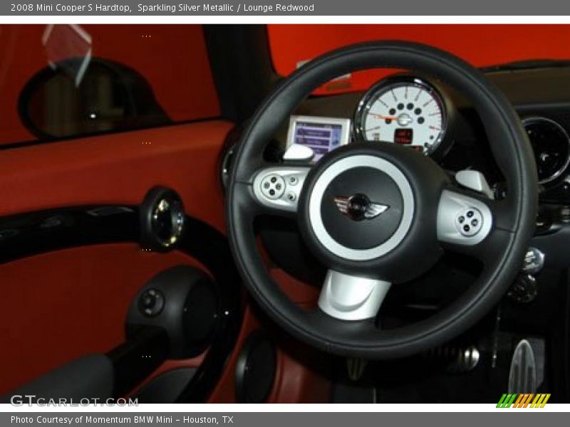 Sparkling Silver Metallic / Lounge Redwood 2008 Mini Cooper S Hardtop