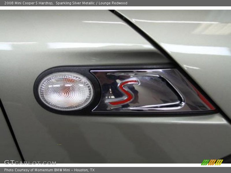 Sparkling Silver Metallic / Lounge Redwood 2008 Mini Cooper S Hardtop