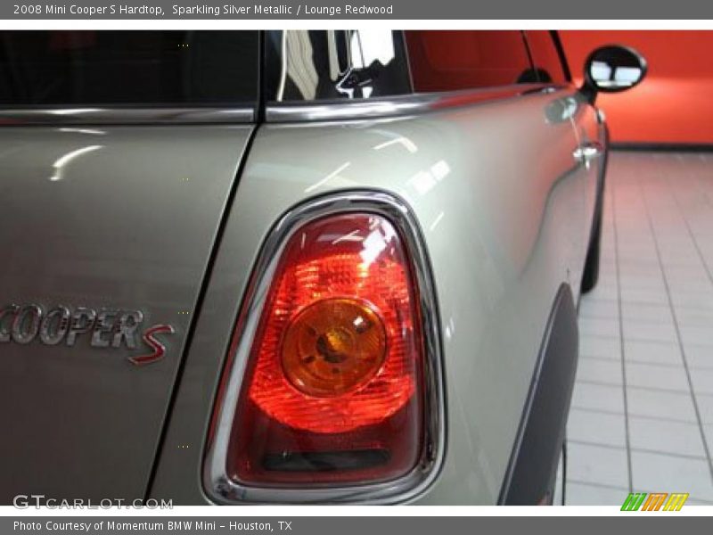 Sparkling Silver Metallic / Lounge Redwood 2008 Mini Cooper S Hardtop