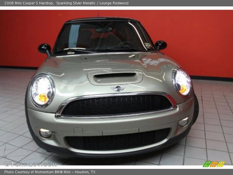 Sparkling Silver Metallic / Lounge Redwood 2008 Mini Cooper S Hardtop