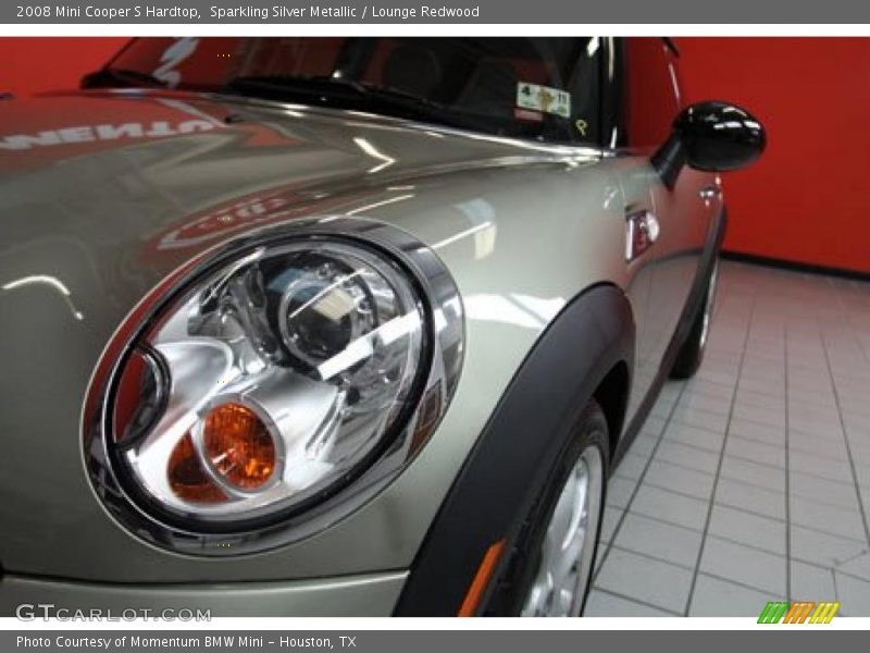 Sparkling Silver Metallic / Lounge Redwood 2008 Mini Cooper S Hardtop