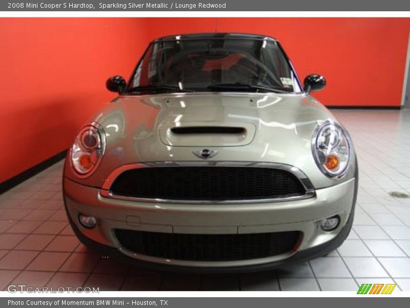 Sparkling Silver Metallic / Lounge Redwood 2008 Mini Cooper S Hardtop