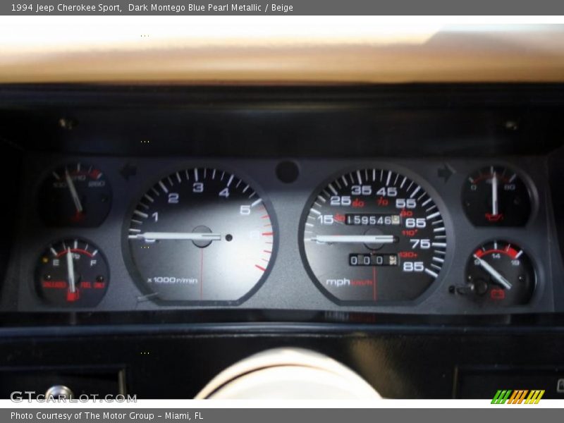  1994 Cherokee Sport Sport Gauges