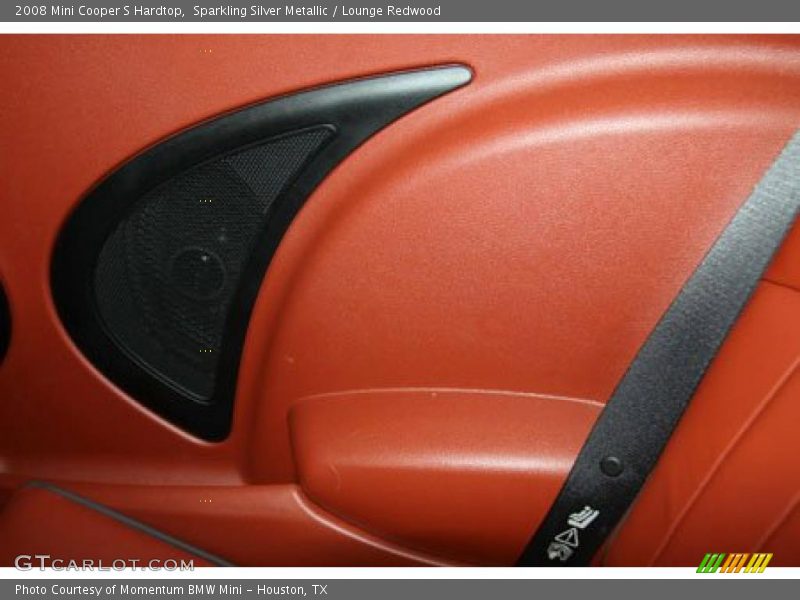 Sparkling Silver Metallic / Lounge Redwood 2008 Mini Cooper S Hardtop