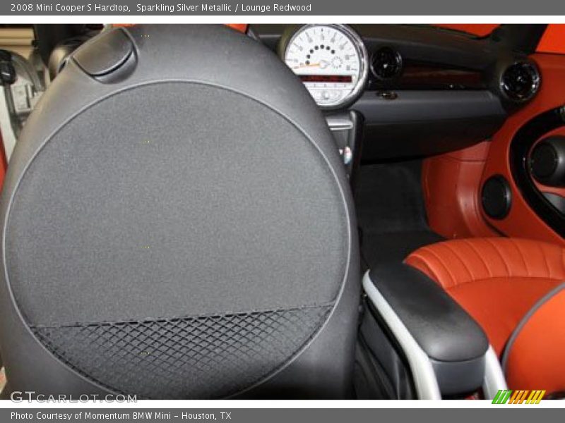 Sparkling Silver Metallic / Lounge Redwood 2008 Mini Cooper S Hardtop