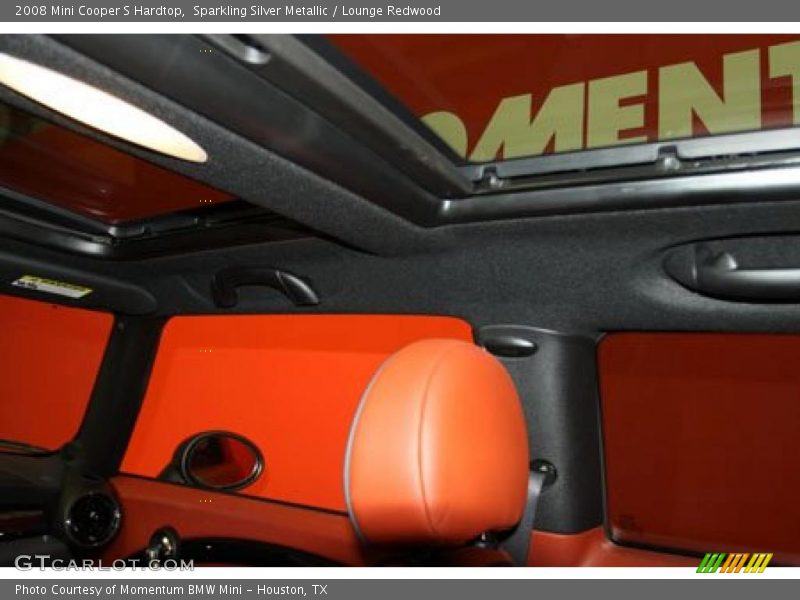 Sparkling Silver Metallic / Lounge Redwood 2008 Mini Cooper S Hardtop