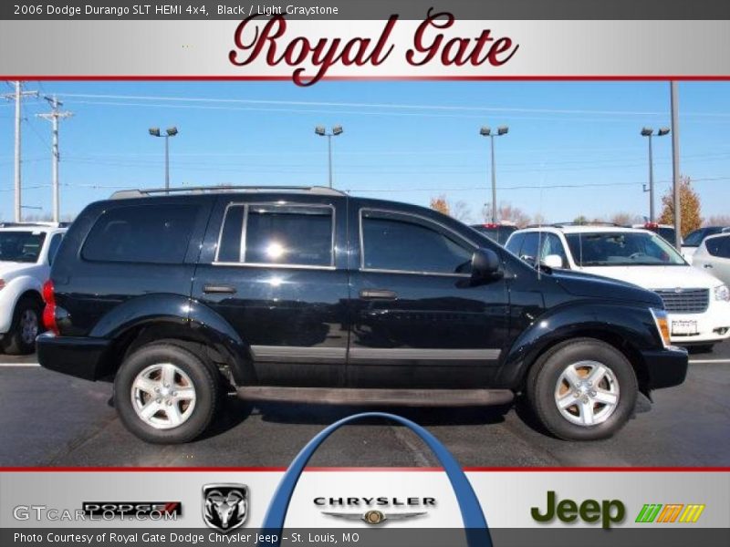 Black / Light Graystone 2006 Dodge Durango SLT HEMI 4x4