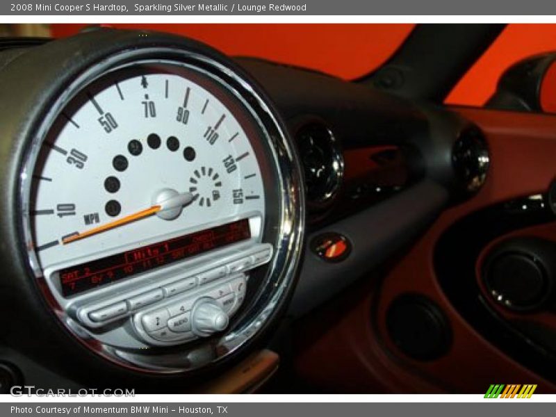 Sparkling Silver Metallic / Lounge Redwood 2008 Mini Cooper S Hardtop