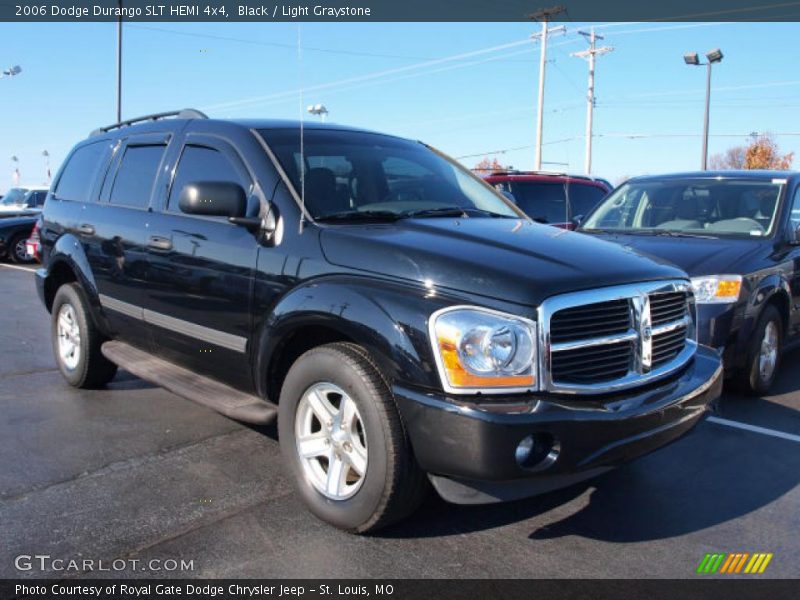 Black / Light Graystone 2006 Dodge Durango SLT HEMI 4x4