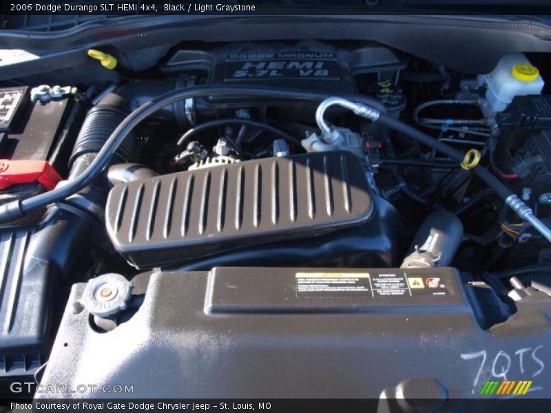 Black / Light Graystone 2006 Dodge Durango SLT HEMI 4x4