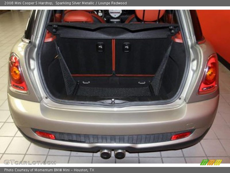 Sparkling Silver Metallic / Lounge Redwood 2008 Mini Cooper S Hardtop