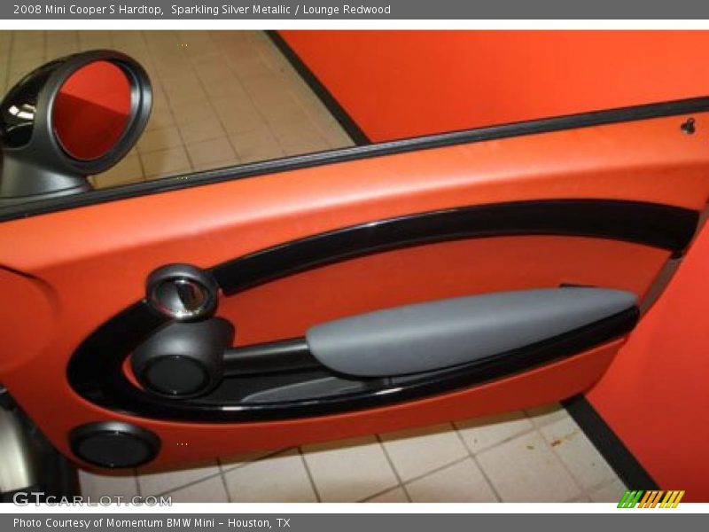 Sparkling Silver Metallic / Lounge Redwood 2008 Mini Cooper S Hardtop