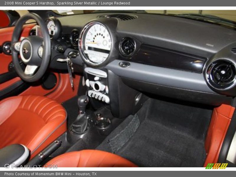  2008 Cooper S Hardtop Lounge Redwood Interior