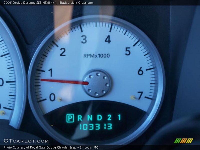 Black / Light Graystone 2006 Dodge Durango SLT HEMI 4x4