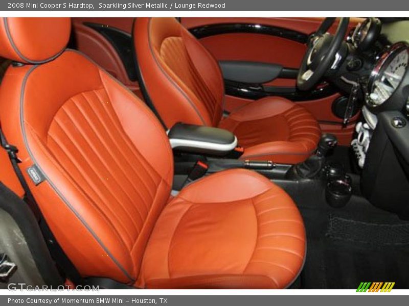  2008 Cooper S Hardtop Lounge Redwood Interior