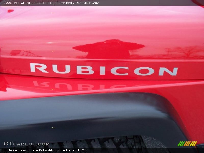 Flame Red / Dark Slate Gray 2006 Jeep Wrangler Rubicon 4x4