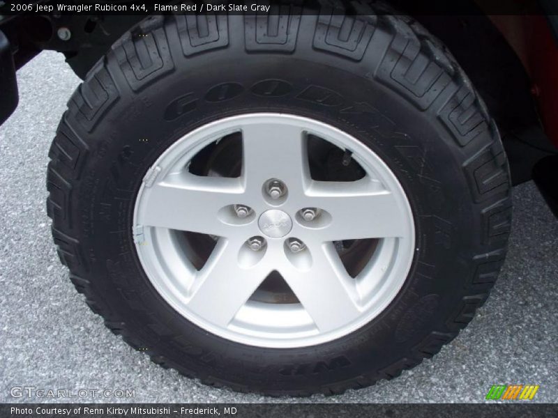 Flame Red / Dark Slate Gray 2006 Jeep Wrangler Rubicon 4x4